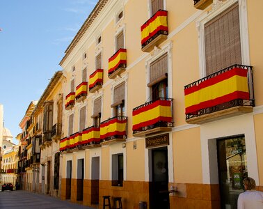 Narrow lane architecture andalusia photo