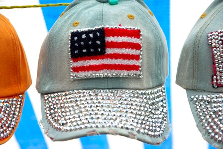 Usa flag diamonds