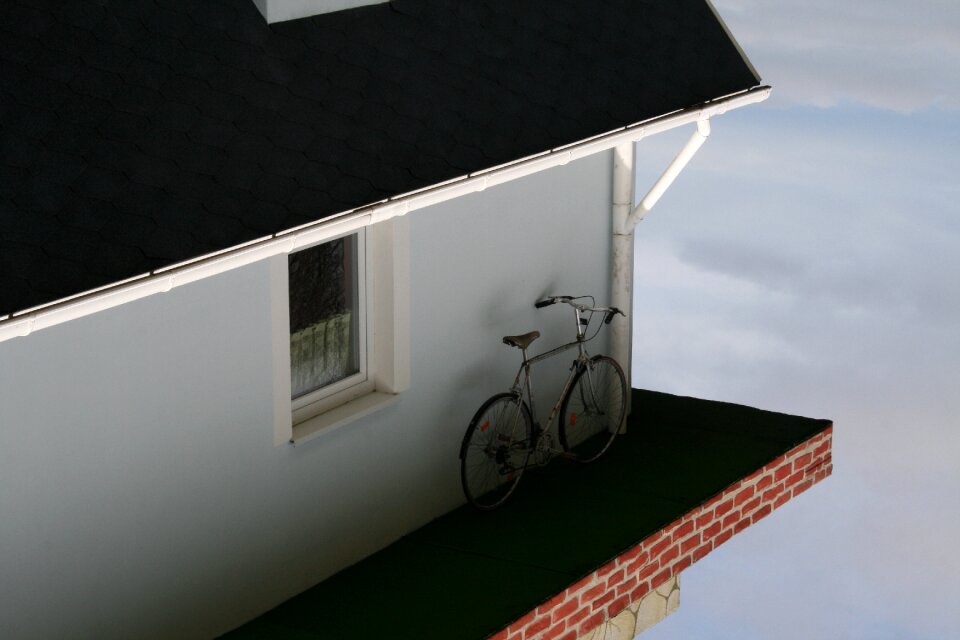 Clouds facade sky