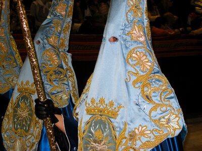 Penitents parade embroidery