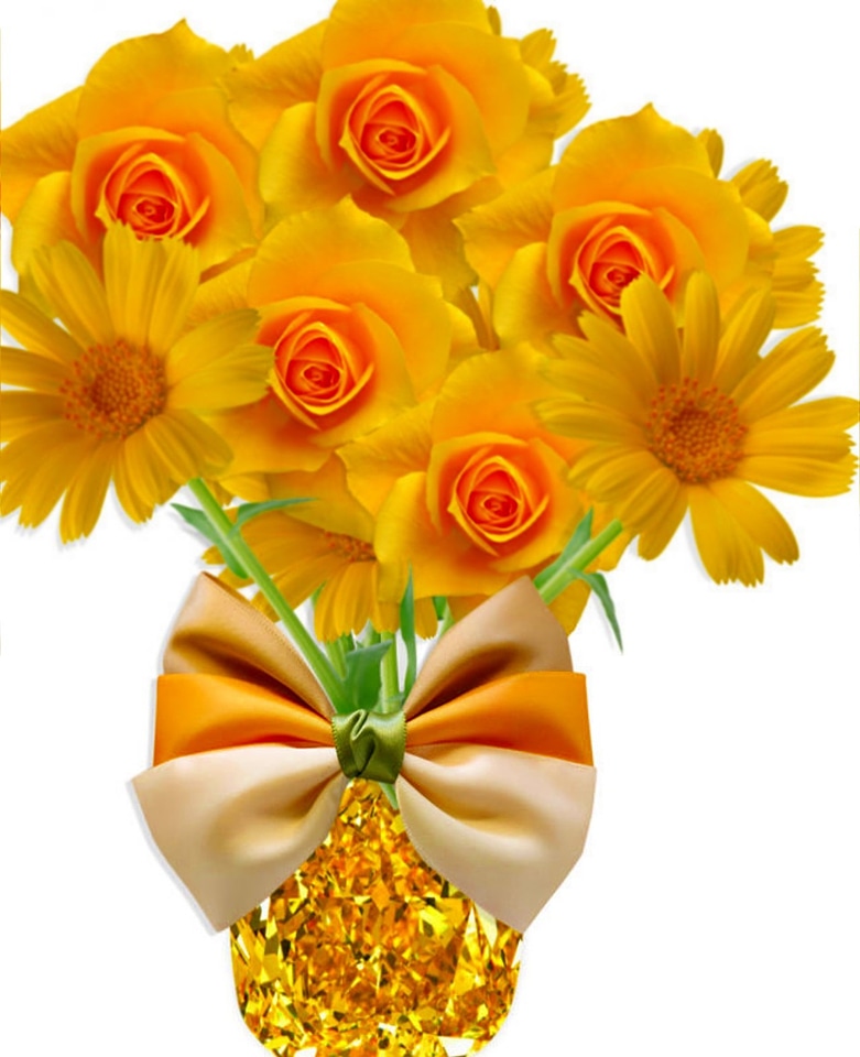 Arrangement flowers spring