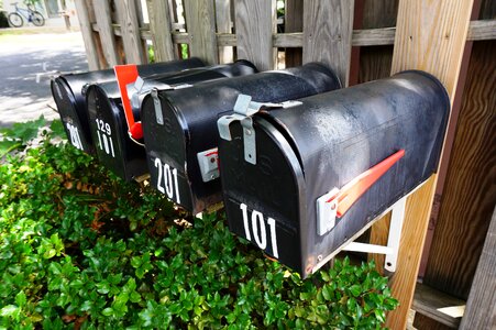 Flag postal letterbox