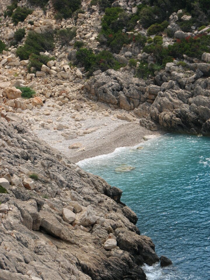 Rocks water seaside