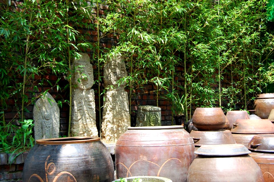 Traditional amphora statue
