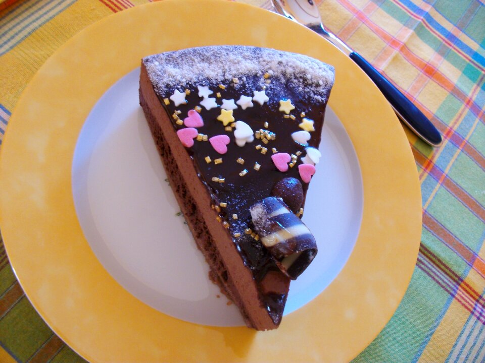 Pastry dessert plate