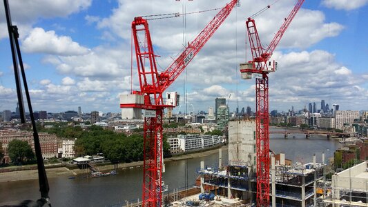 Construction cityscape