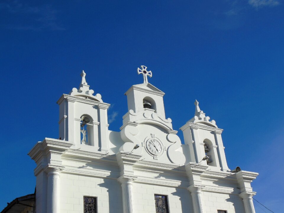 Church temple facade
