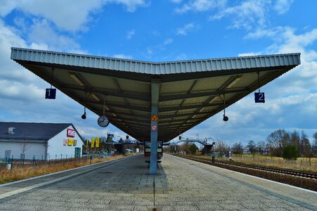 Architecture railway station gleise photo