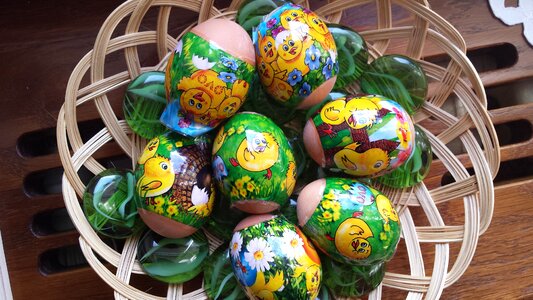 Easter eggs spring