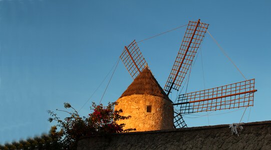 Wind energy historically old mill
