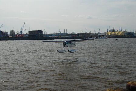 Seaplane elbe landing