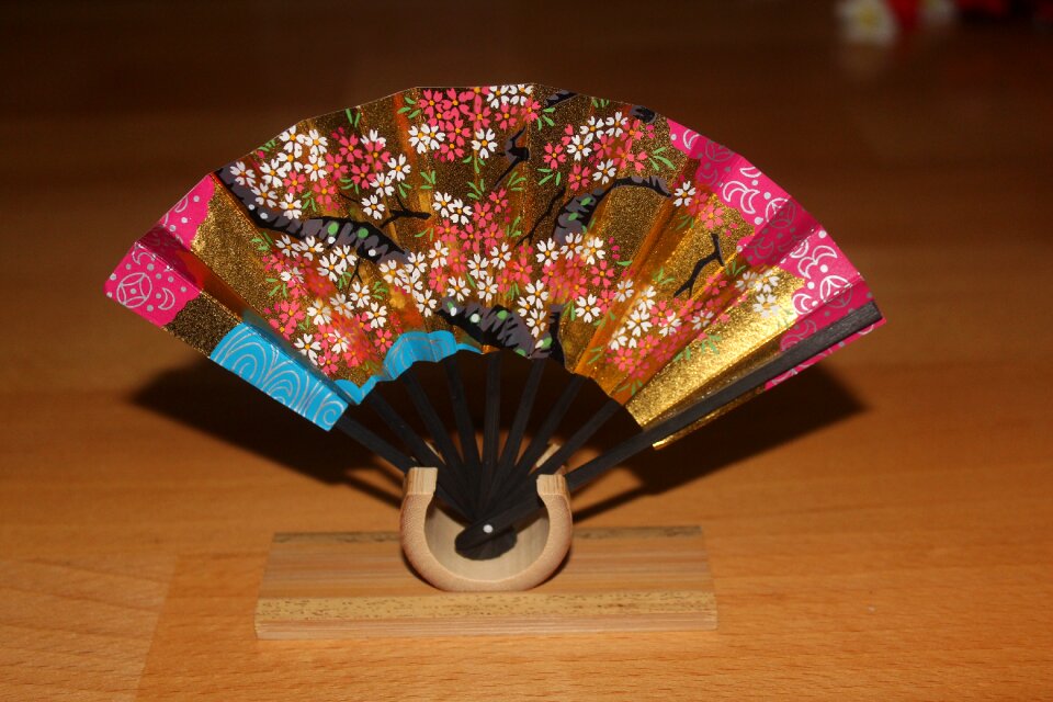Japanese small objects fan