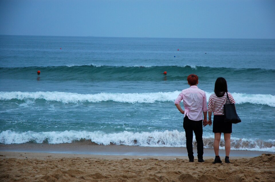 Busan sandy beach beautiful beaches
