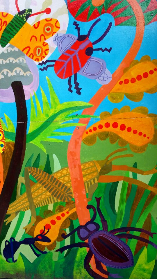 Kids graffiti arts