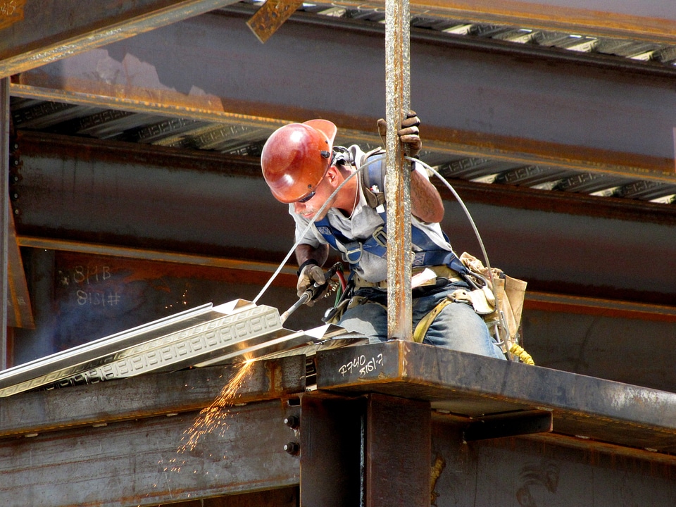 Torch building worker