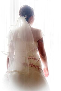 Wedding dress woman person photo