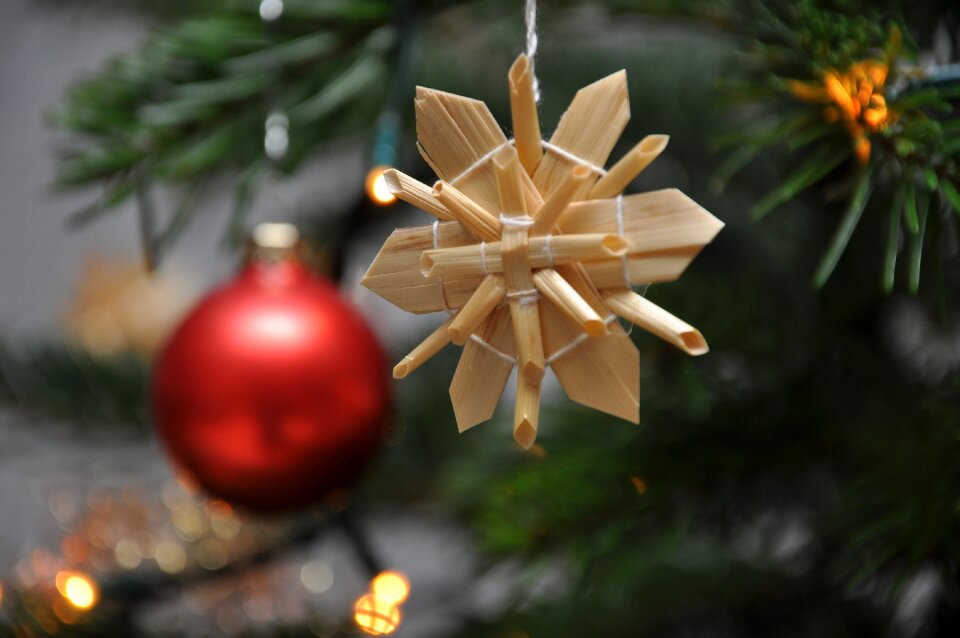 Strohstern christmas decoration