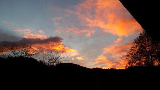 Red sky abendstimmung