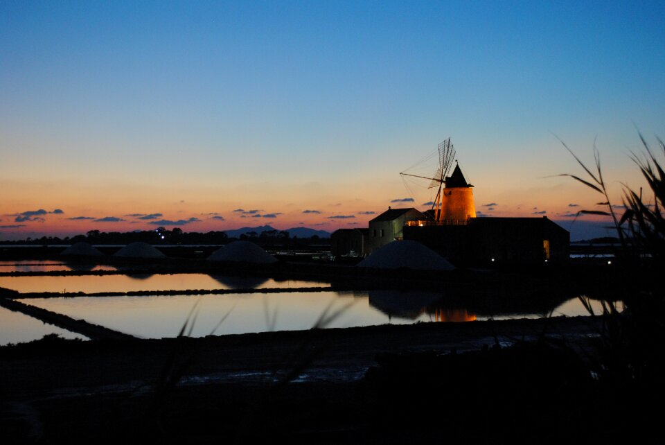 Mill salt reflection
