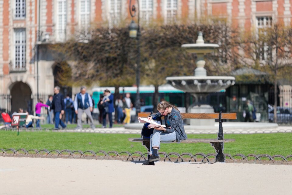 Fountain park people