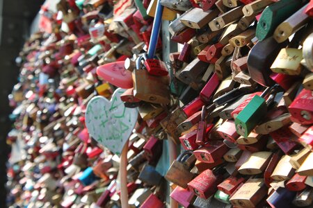 Friendship padlocks symbol