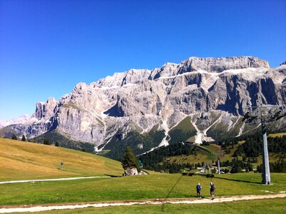 Trentino val di fassa pordoi pass photo