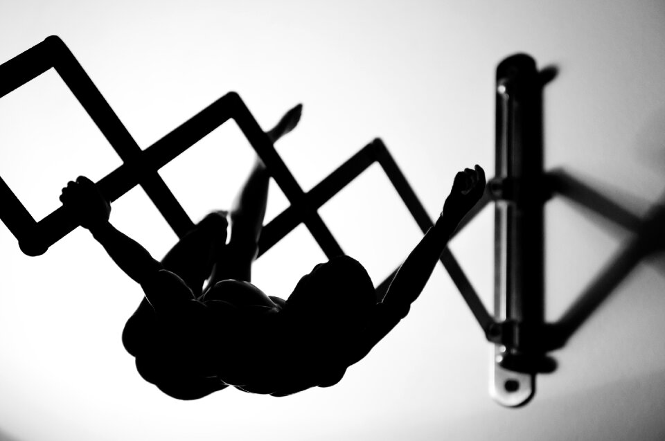 Shadow silhouette man