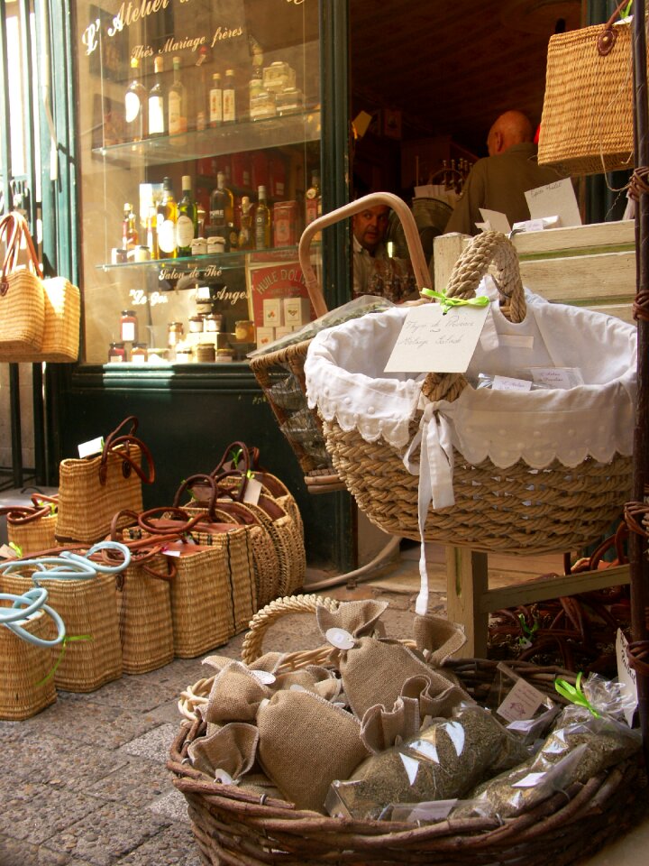Market herbs cart