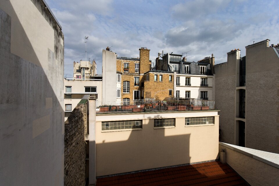 Building sky fireplace