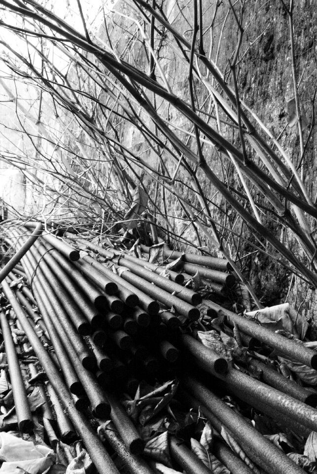 Old metal construction
