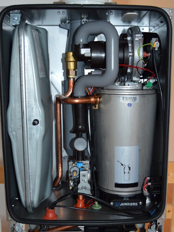 Cerapur condensing boiler open