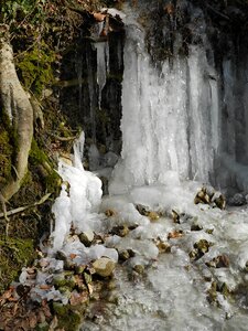 Icy winter ice photo