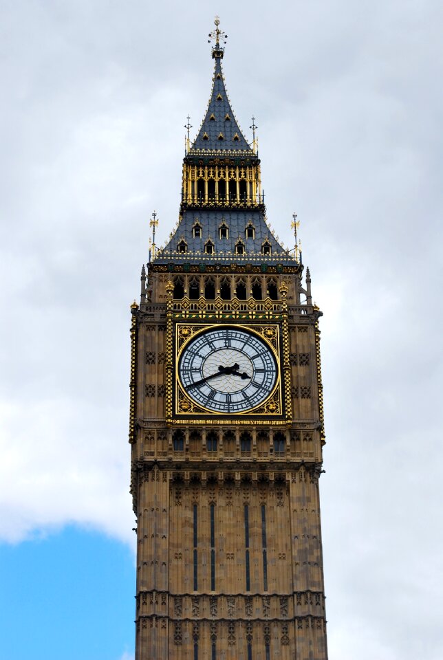 Clock parliament tower