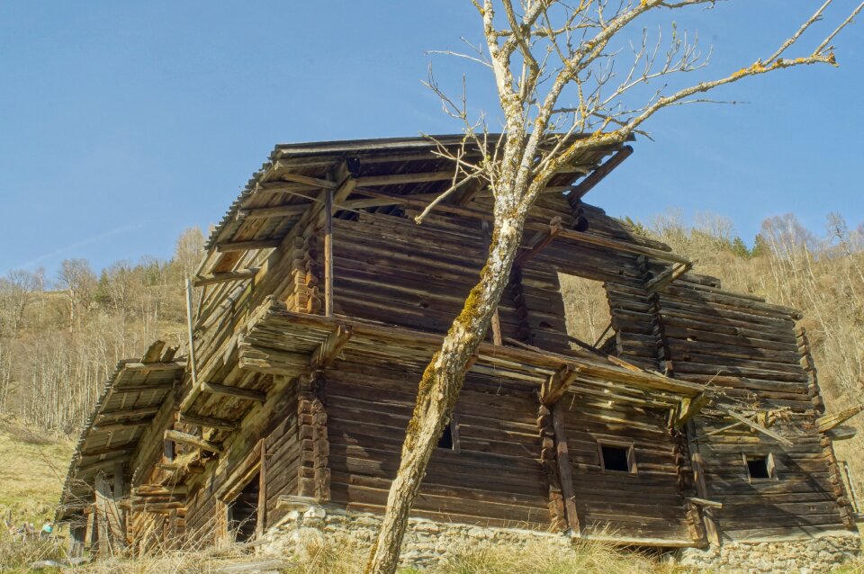 Abandoned lapsed dilapidated