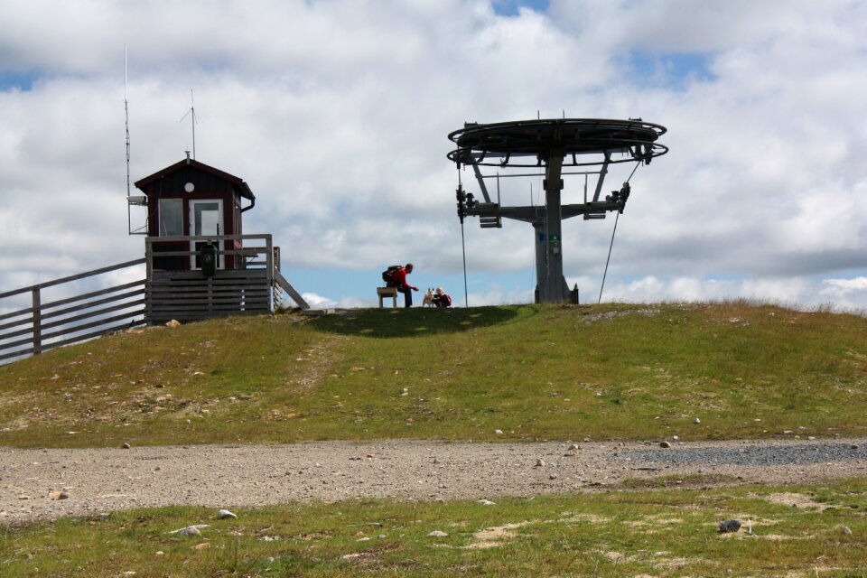 Sweden scandinavia ski lift