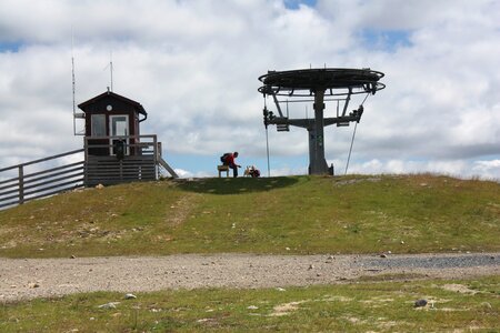 Sweden scandinavia ski lift