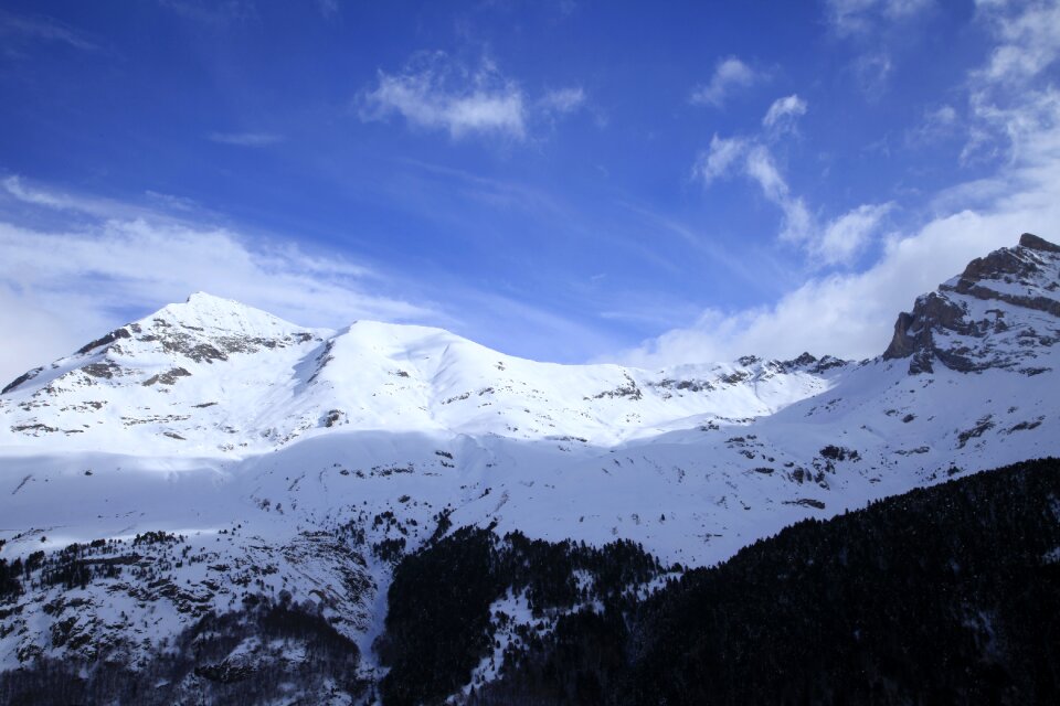 Hiking landscape sun