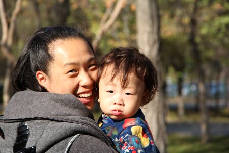 Happy kids autumn