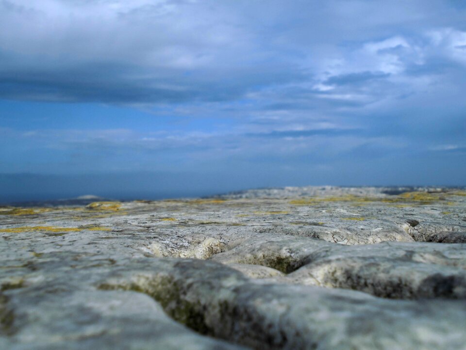 Rock ground landscape