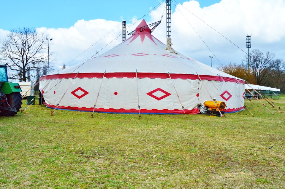Meadow circus tent white