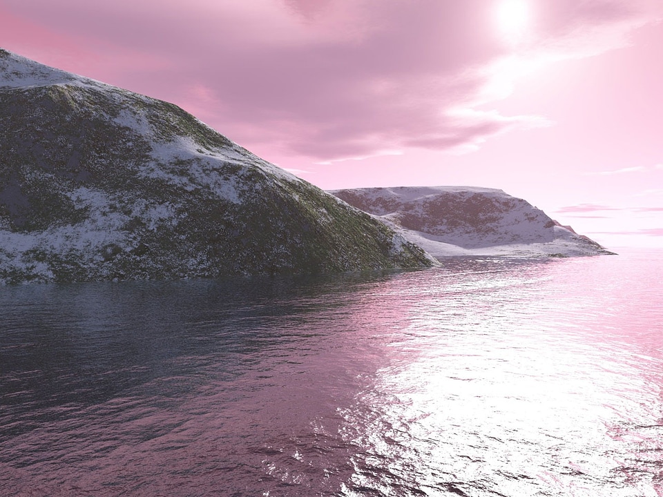 Ice winter pink