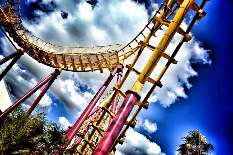Theme roller coaster holiday