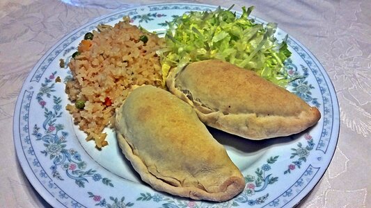 Stuffed pastry baked
