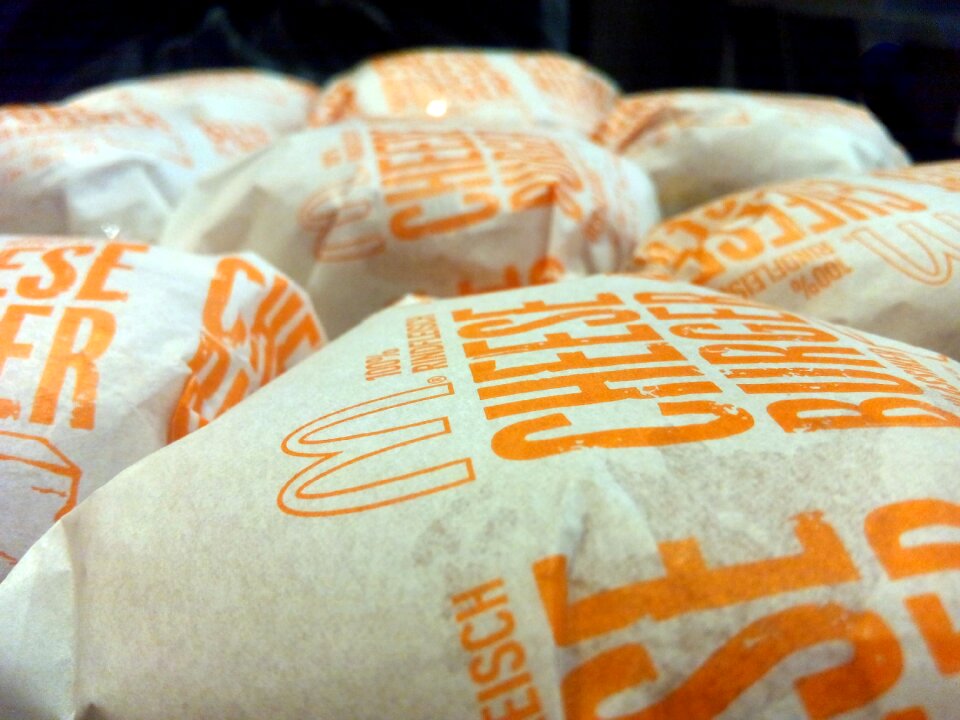 Cheese burgers snack