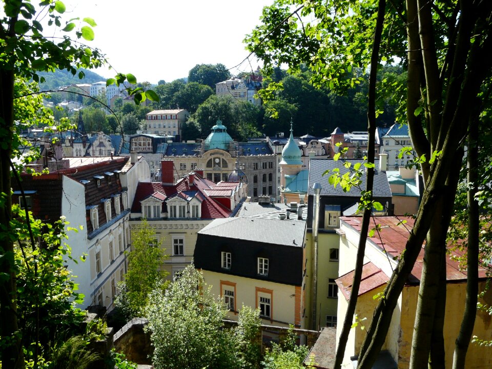 City roofs city view