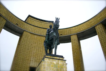West-flanders belgium albert 1 monument photo