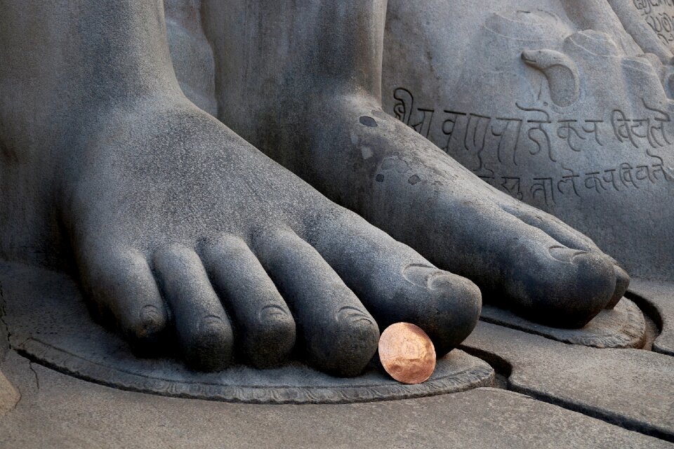 Feet shravanabelagola