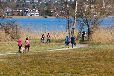 Lake walk enjoy photo