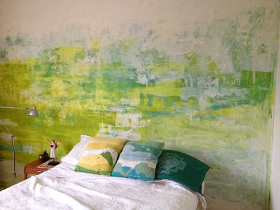 Art painting feature wall