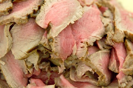 Rare meat food